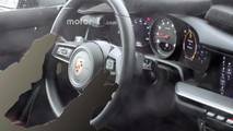 Nuova Porsche 911 - Foto Spia Interni
