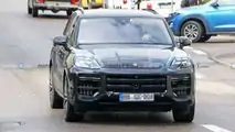 Porsche Cayenne Facelift neues Spionagebild (außen)