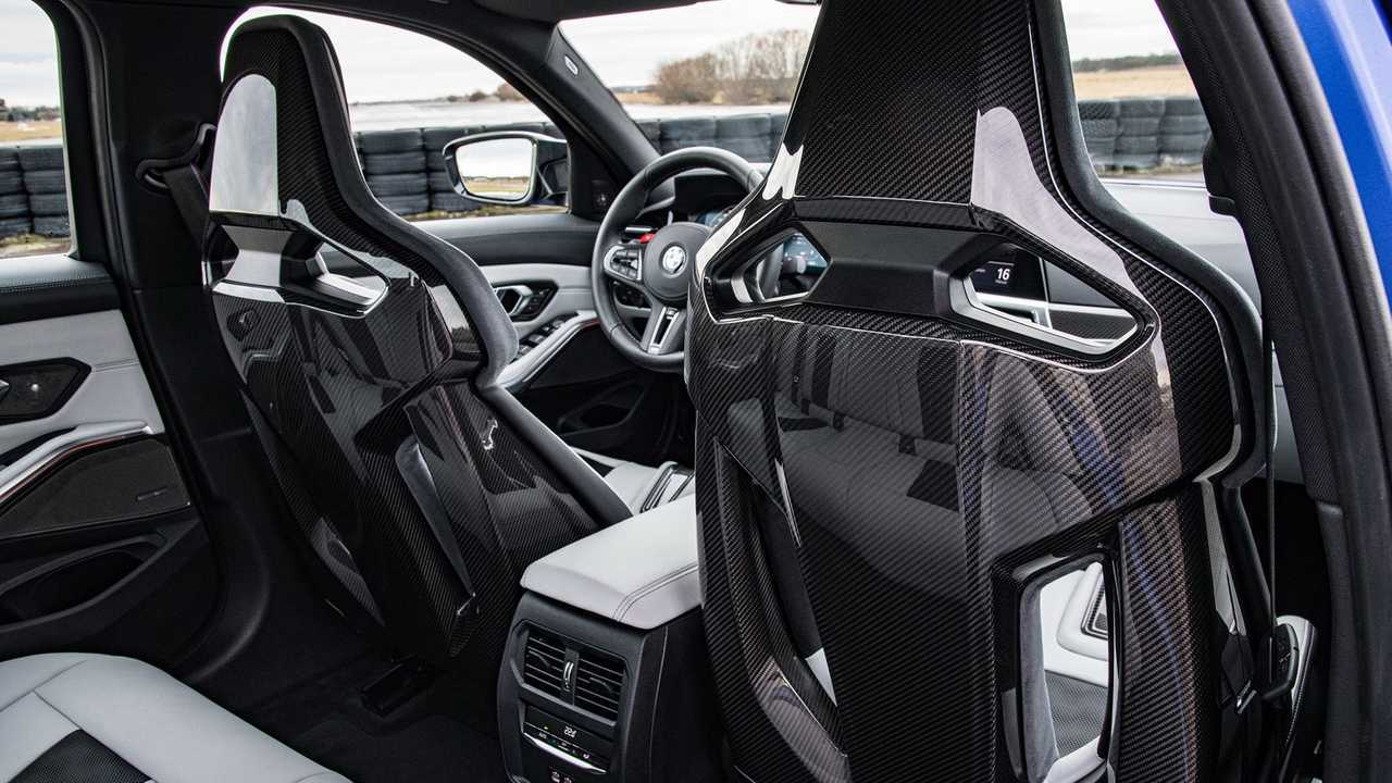 BMW M3 (2021) in prova