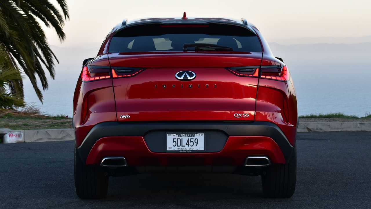 2022 Infiniti QX55 Exterior Rear View