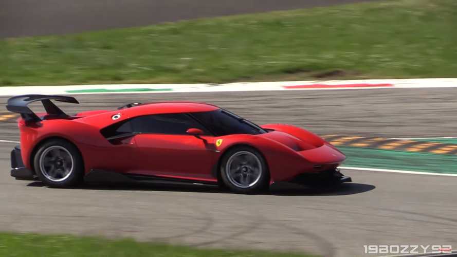 Stunning Ferrari P80/C Spotted Lapping Monza For A Video Shoot