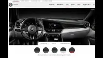 Alfa Romeo Giulia Quadrifoglio, il configuratore USA