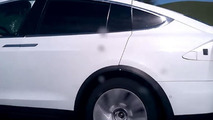 2016 Tesla Model X screenshot from spy video