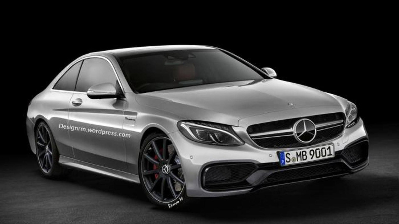 Mercedes C63 Amg Coupe Rendered