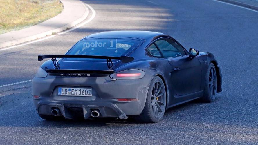 Porsche 718 Cayman GT4 2018 Fotos Espía