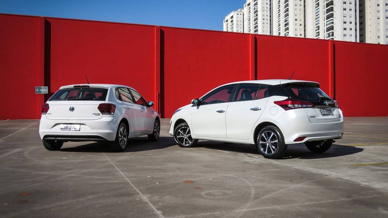 Comparativo Toyota Yaris x VW Polo