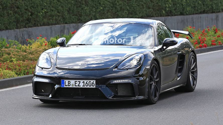 2019 Porsche 718 Cayman GT4 spy photo
