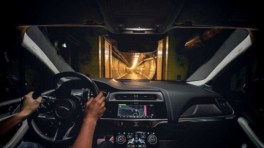 Jaguar I-Pace takes on the channel tunnel