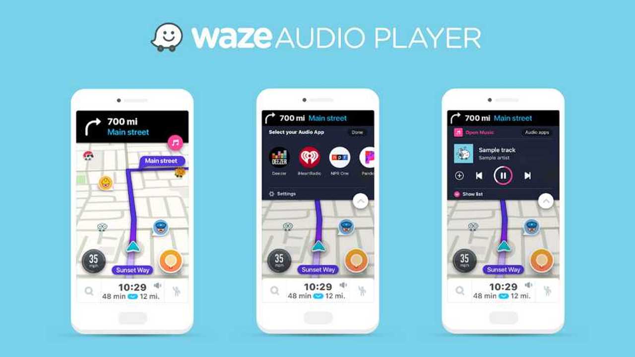 Waze, con Audio Player arriva il sistema audio integrato