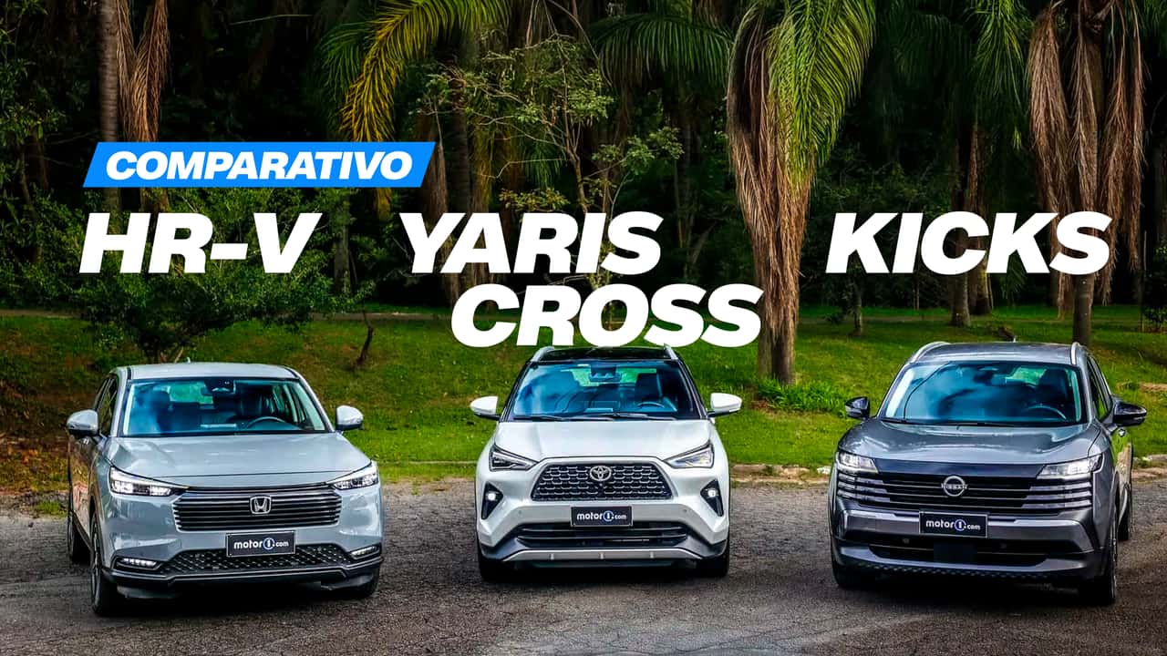 Comparativo HR-V, Yaris Cross e Kicks