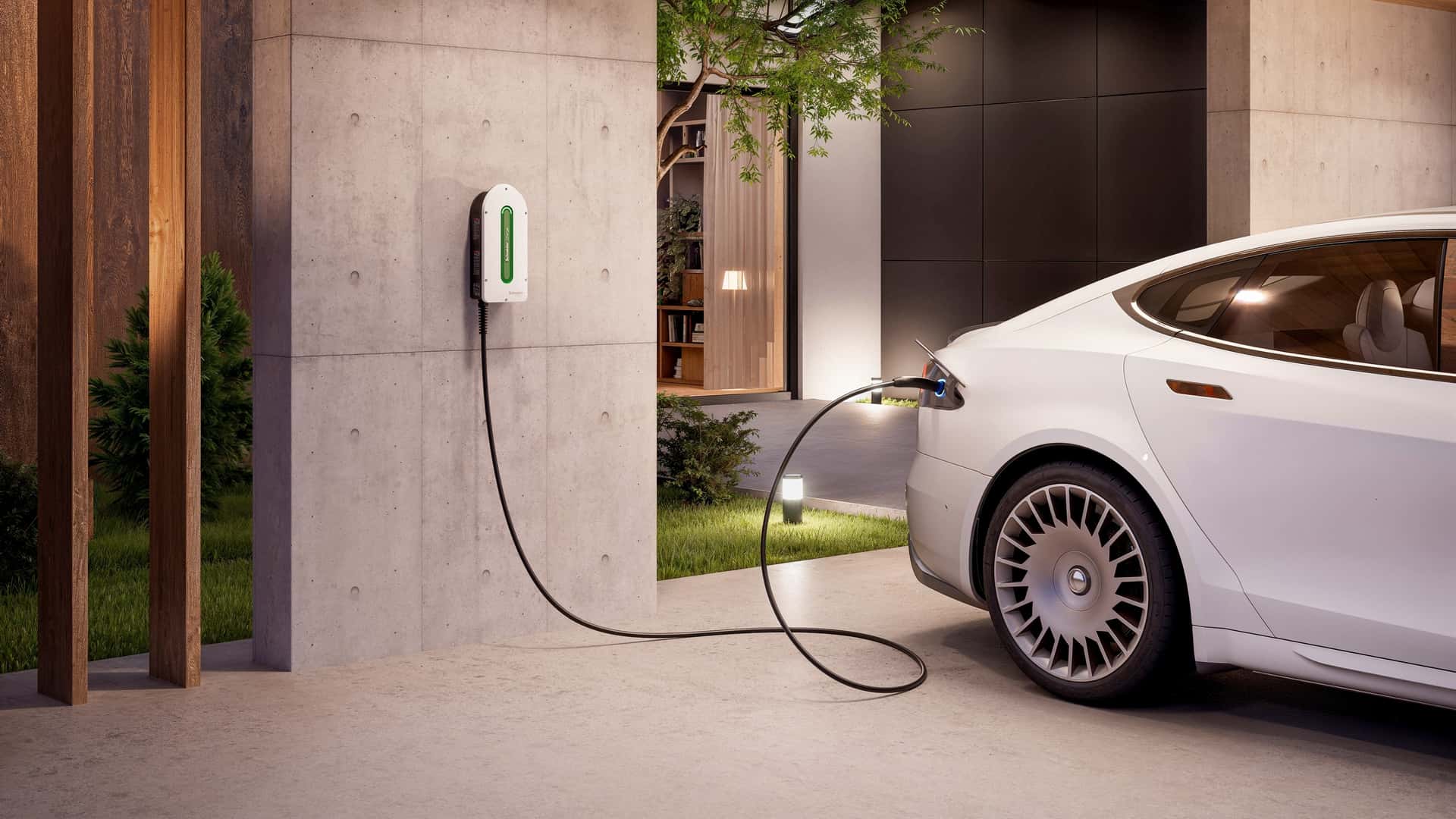 Schneider Electric Lanza Cargador Doméstico Inteligente que Supera a Tesla en Funcionalidad