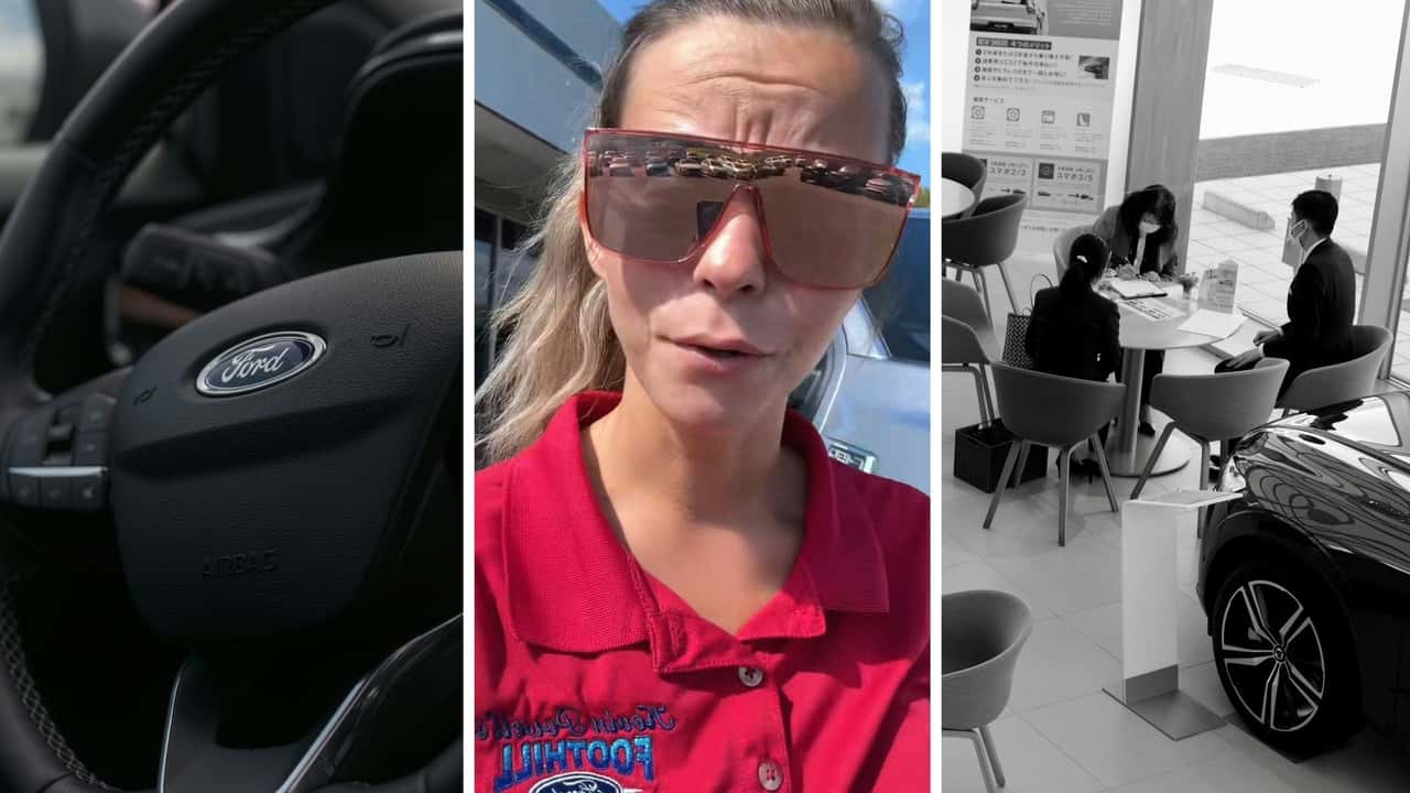 Man goes to Ford dealership