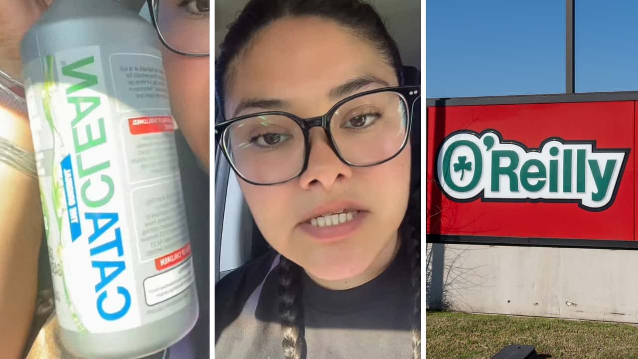 Woman’s check engine light comes on. Then she uses Cataclean from O’Reilly