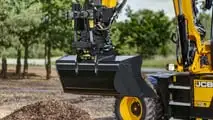 JCB tilt-rotator Raptor per il porta-attrezzi JCB Hydradig