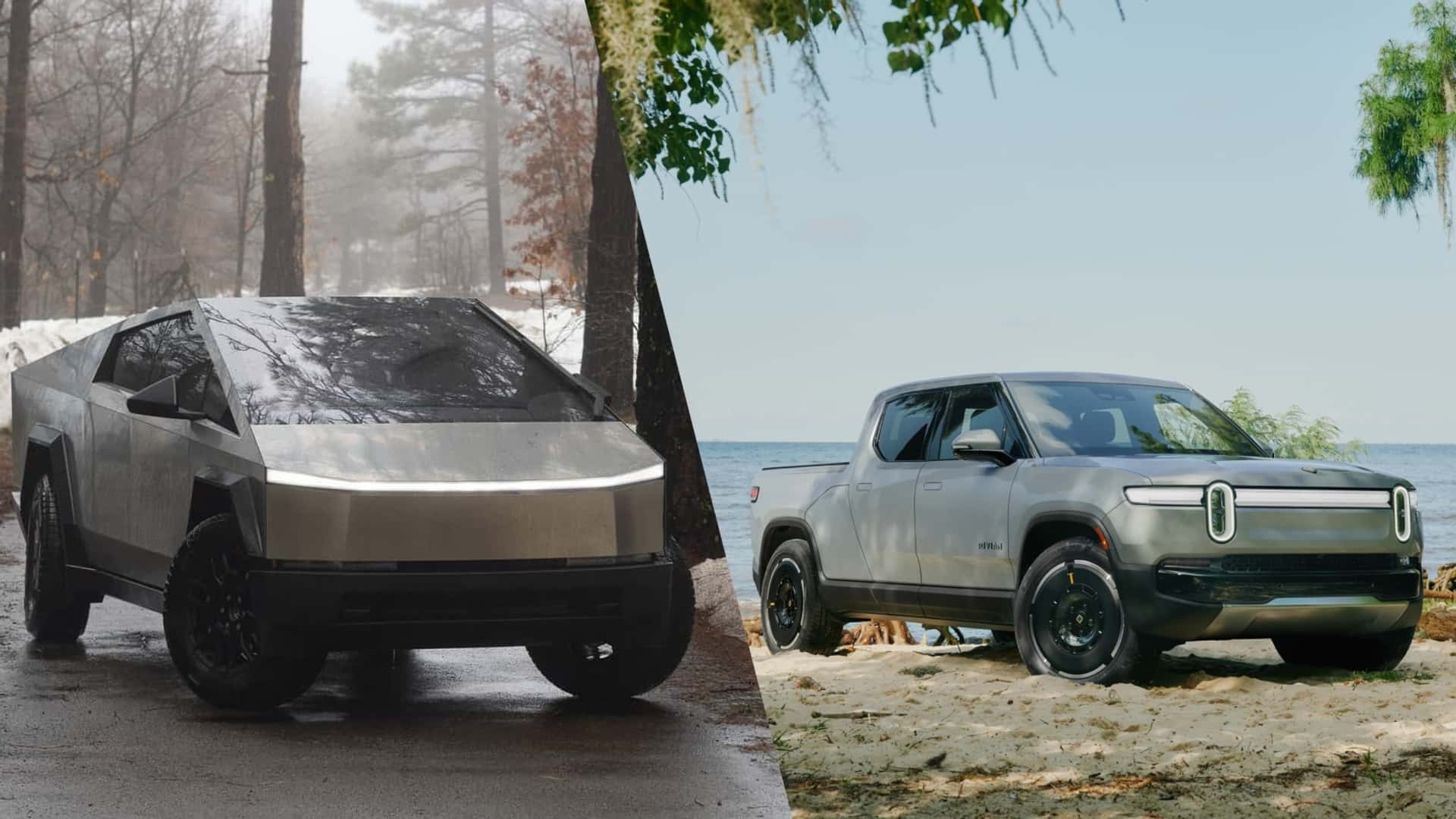 This Rivian R1T Vs Tesla Cybertruck Test Proves EPA Range Isn t The 