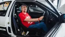 Toyota Corolla Levin AE86 BEV in der Sitzprobe