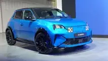 Alpine A290 (2024): O exterior, fotografado na apresentação em Paris