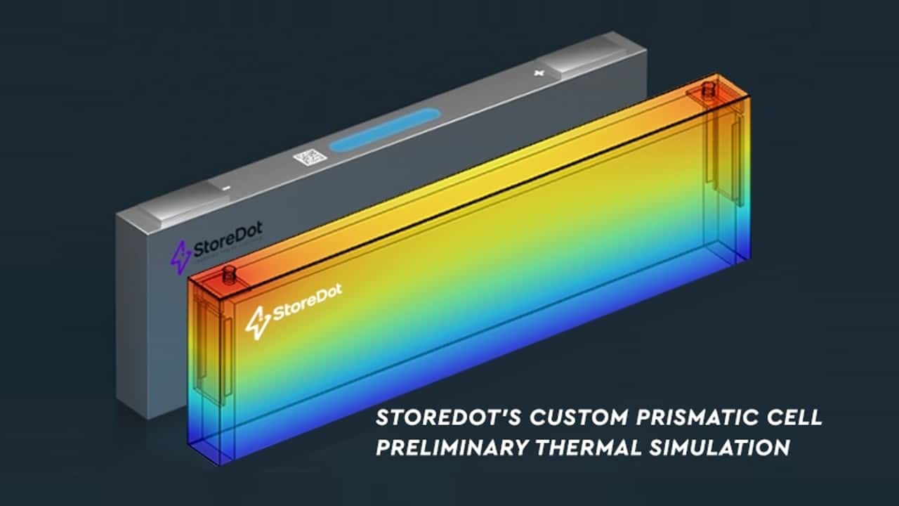 Batteria XFC prismatica di StoreDot
