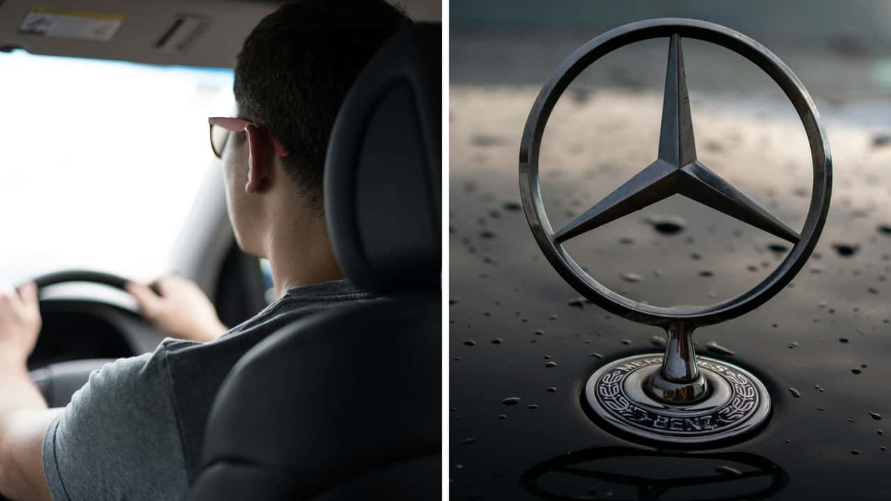 Man Takes Mercedes On A Test Drive