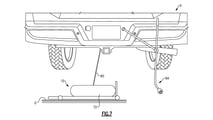 Ford Spare-Wheel Moveable Rack Assembly Patent Illustrations