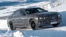 BMW i7 2023 en Arjeplog, Suecia