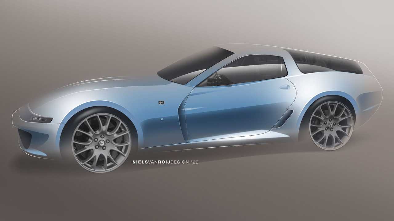 Ferrari Daytona shooting brake by Niels van Roji Design