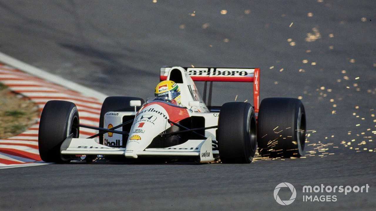 Ayrton Senna at Belgian GP 1991