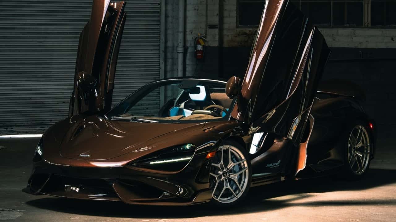 McLaren Beverly Hills Shows Off An MSO Metallic Cocoa McLaren 765LT Spider