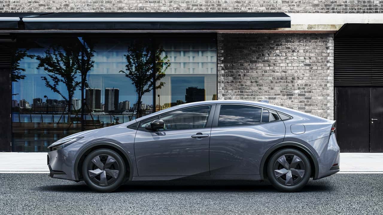 Toyota Prius parcheggiata