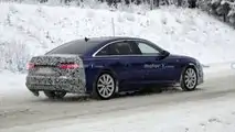 Audi A6 Facelift (2023) auf neuen Erlkönigbildern vom Dezember 2022