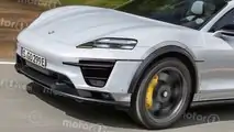 Porsche Elektro-SUV mit 7 Sitzen als Motor1.com-Rendering