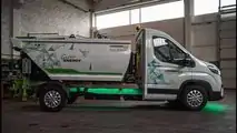 Maxus eDeliver 9 allestito da Ladurner Chassis Cab per la raccolta rifiuti