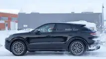 Photo espion de la Porsche Cayenne Coupé 2024