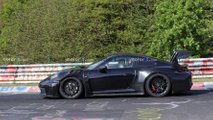 New Porsche 911 GT3 RS Spy Shots Nurburgring