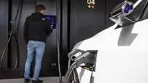 Audi charging hub in Nuremberg, Germany