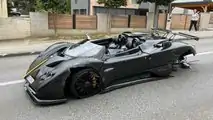 Pagani Zonda HP Barchetta Crash