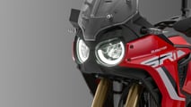 At a glance, the headlights may look like the Honda Africa Twin's, but they're really inspired by the MV Agusta Lucky Explorer Project. 