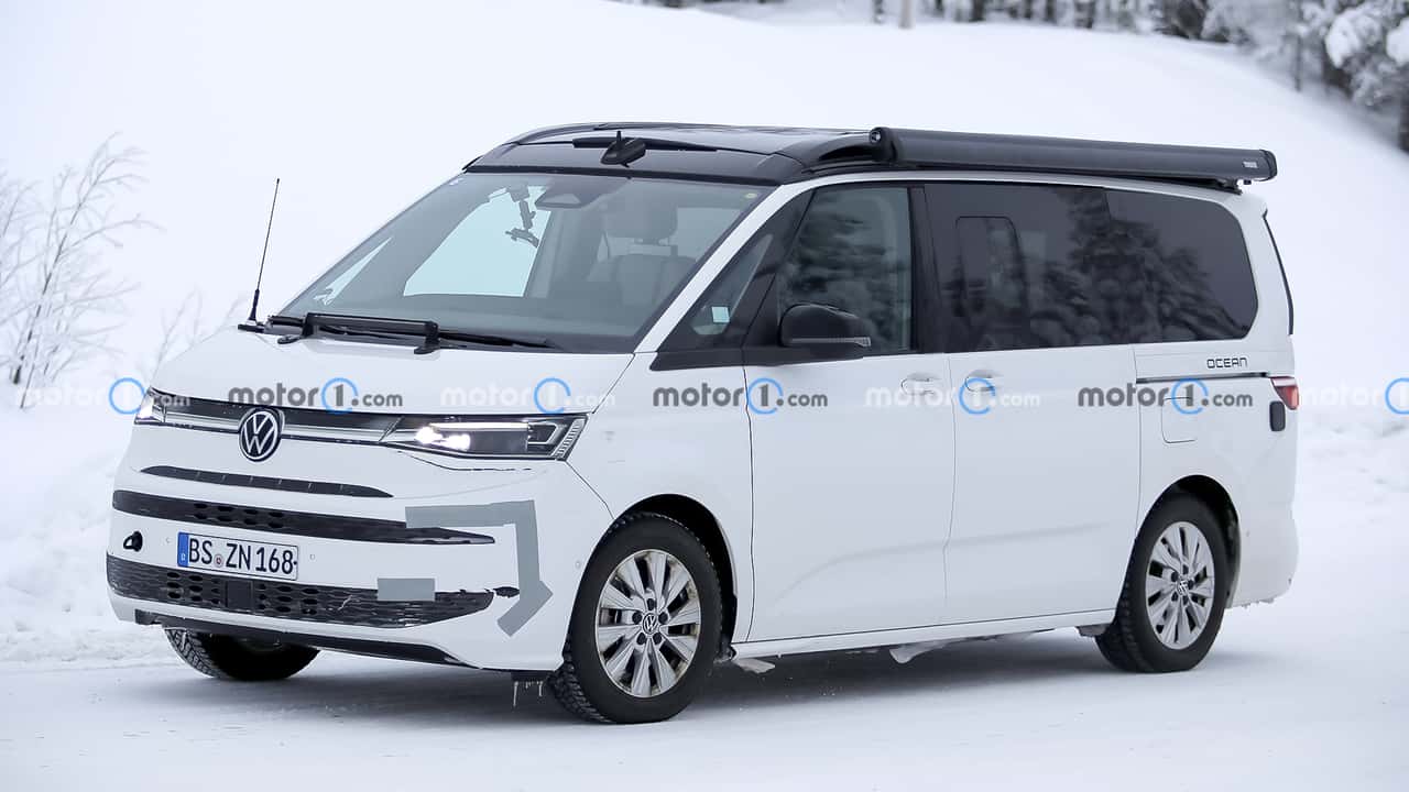 VW T7 Multivan und California Facelift (2026) Erlkönig