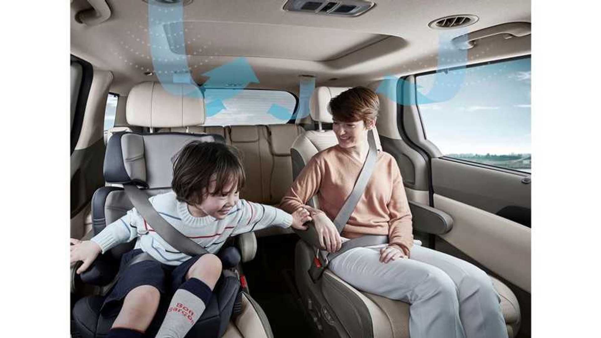 Kia Carnival (2020) для корейского рынка. Интерьер