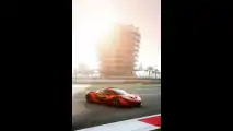 La McLaren P1 concept sul circuito del Bahrain