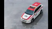Mitsubishi Outlander e Lancer Evo, auto di sicurezza per la Pikes Peak 2013