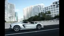 Lamborghini Aventador Roadster. La prova a Miami