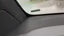 Check Water Flowing Inside Tesla Model X When It Crosses Puddles