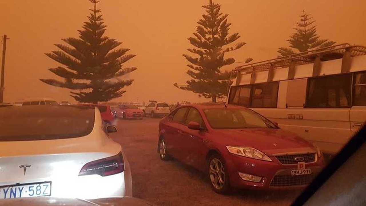 Tesla Model 3 Australia Fires