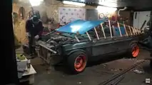 The Russian Cybertruck Has A Lada Samara Soul And Burns Gas