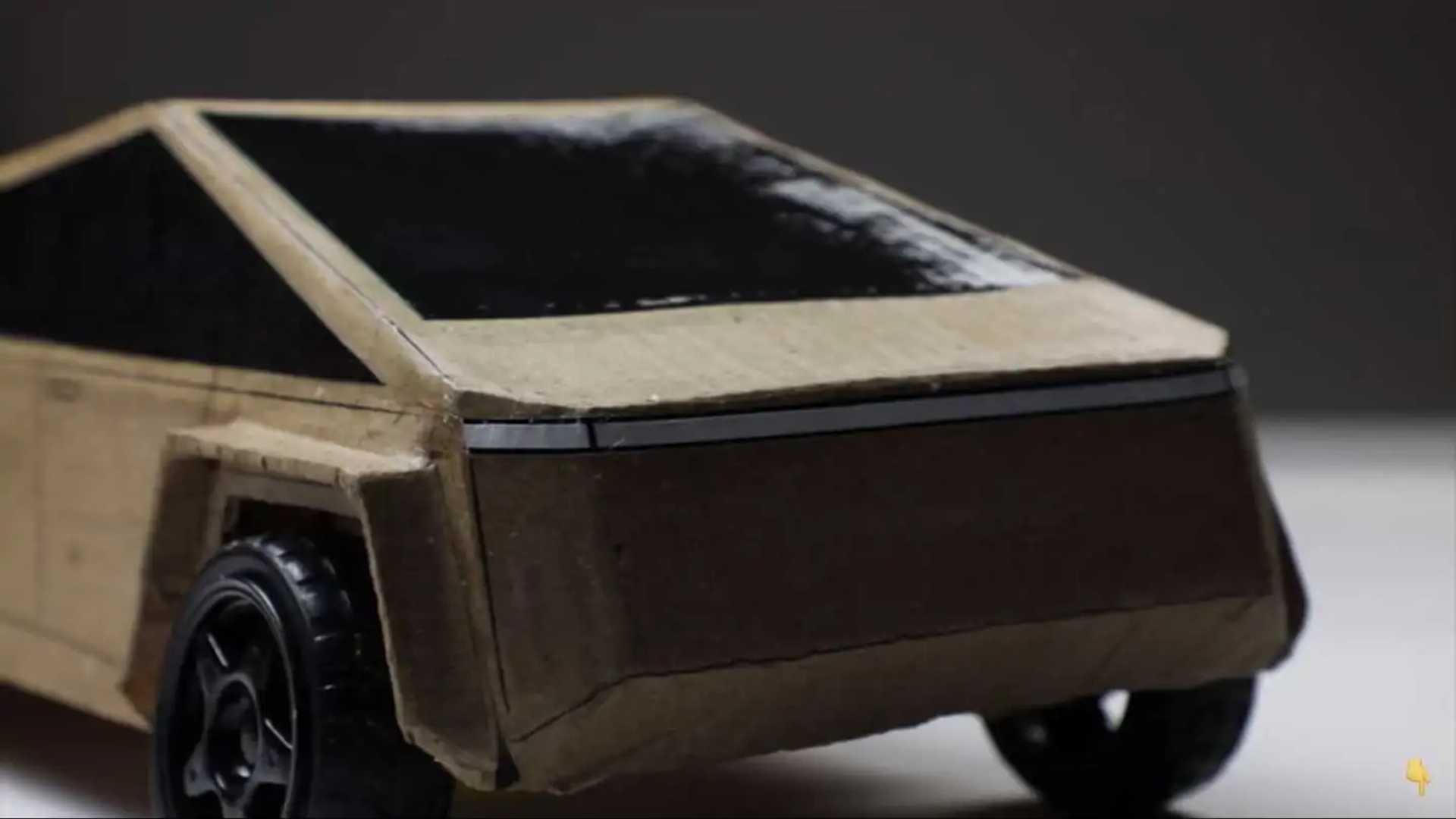 Want A Tesla Cybertruck Now? Get Cardboard And Do Your Own!