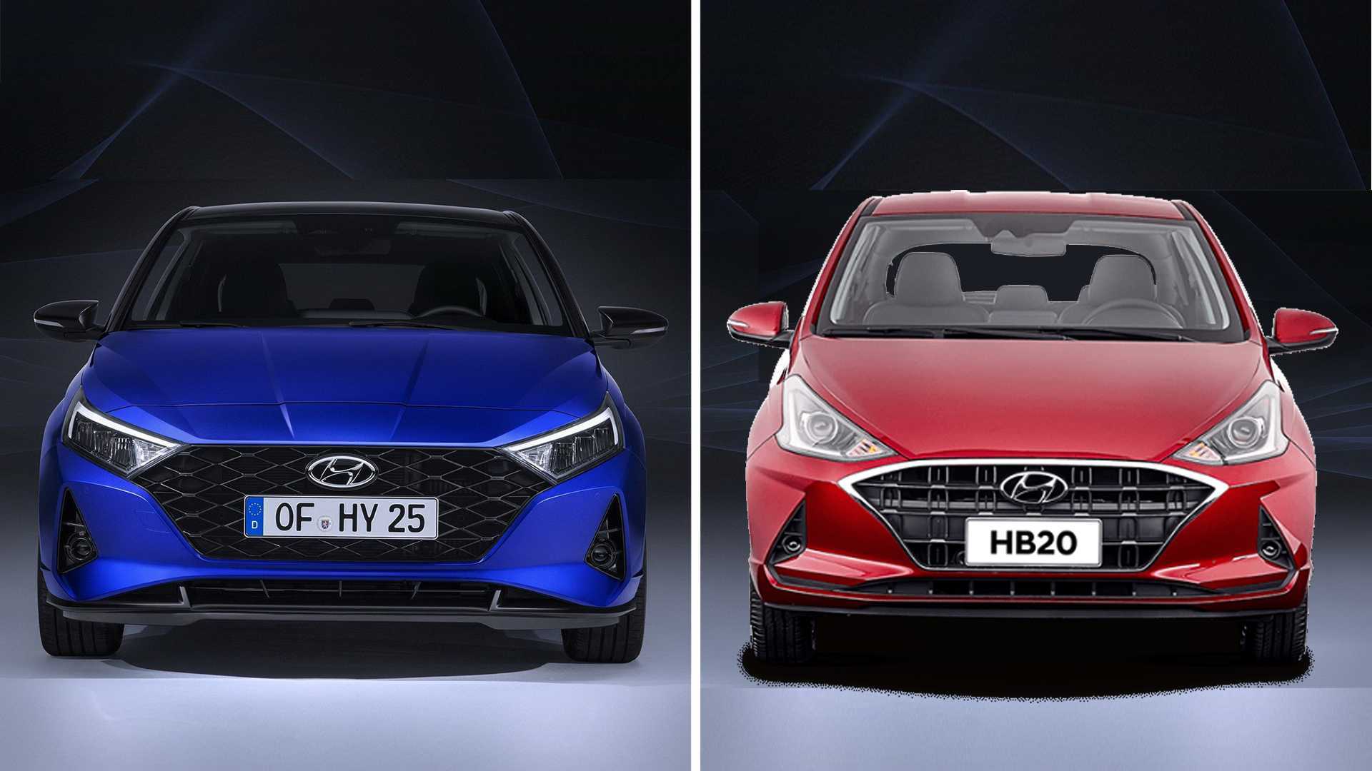 Hyundai HB20 ou i20? Veja as diferenças entre os compactos da marca