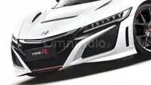 Honda NSX Type R 2017, il rendering
