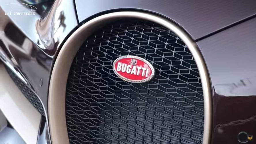 Brown Bugatti Chiron