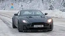 Yeni Aston Martin Vanquish karda test edilirken yakalandı